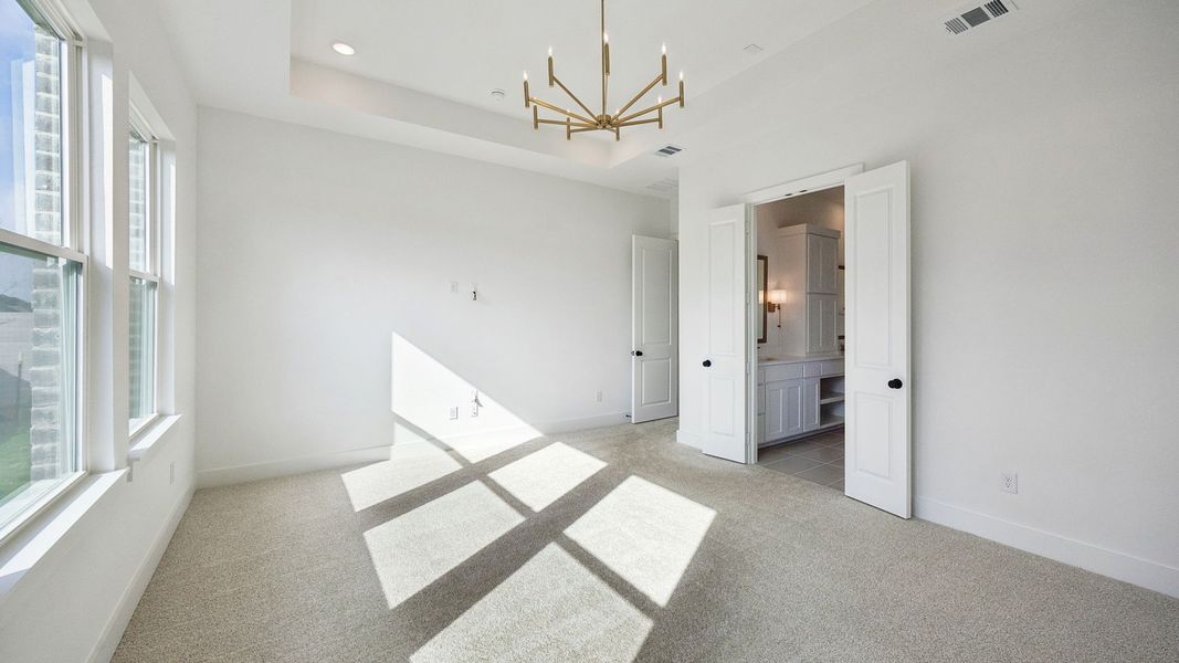 Spacious, unfurnished interior of a new home in Painted Tree 50' Series, McKinney (Image 17).