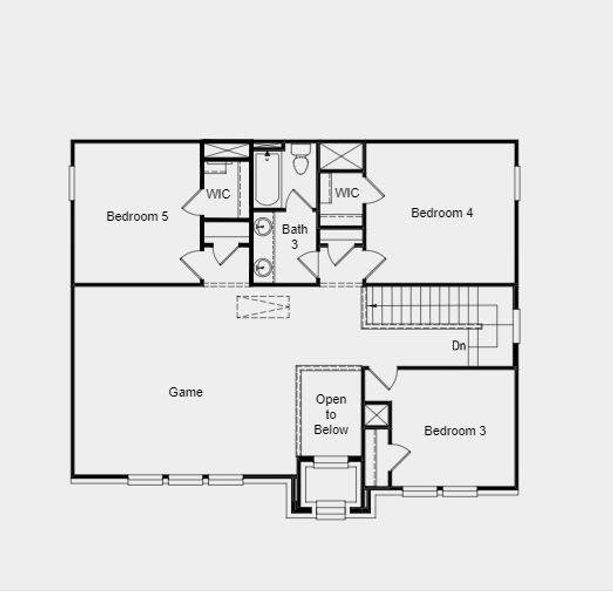 Structural options added include: slide-in tub in the primary bathroom and three-car garage.