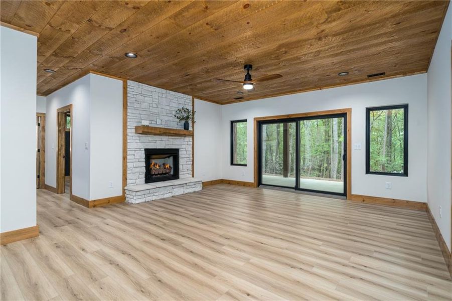 Spacious, unfurnished interior of a new home in , Morganton (Image 22).