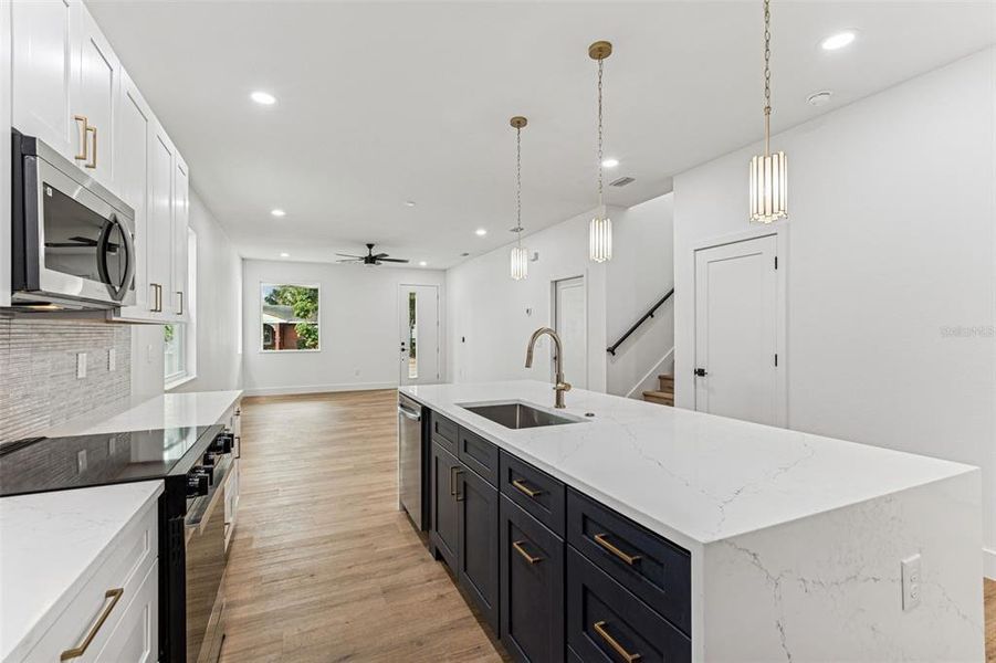 Furnished interior view inside a new home in , Tampa (Image 11).