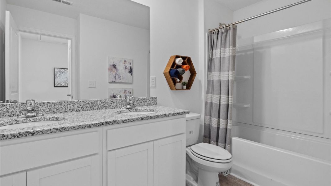 Representative furnished interior of a home built from the Belhaven by D.R. Horton in Mary's Pointe, Clinton (Image 23). Representative furnished interior of a home built from the Belhaven by D.R. Horton in Mary's Pointe, Clinton (Image 23).