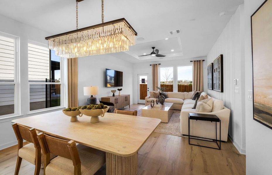 Representative furnished interior of a home built from the Fentress by Pulte Homes in Cameron Place, Austin (Image 49).