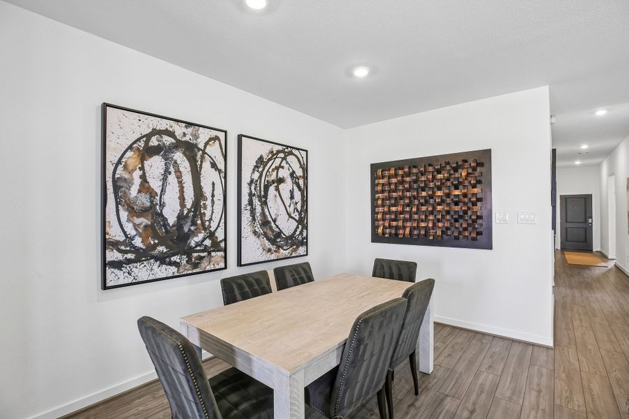 Representative furnished interior of a home built from the Charlton by Taylor Morrison in Mason Woods, Cypress (Image 10).