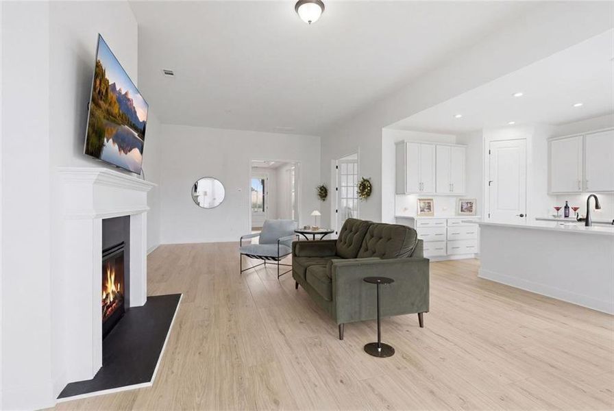 Furnished interior view inside a new home in , Hoschton (Image 44).