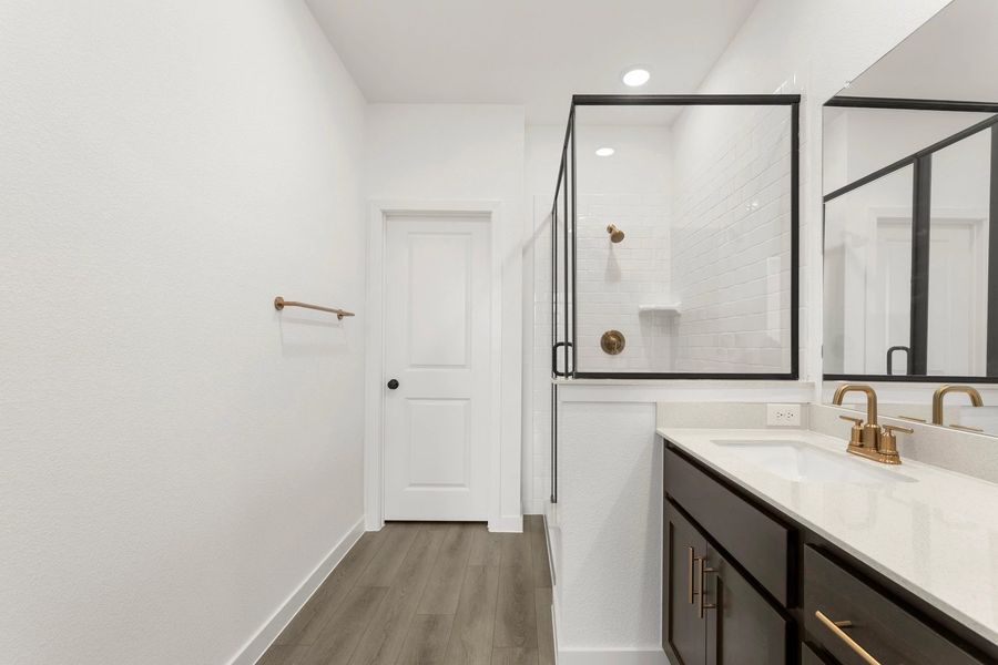 Primary Bathroom Representative Photo featuring the Laguna Collection Primary Bathroom Representative Photo featuring the Laguna Collection