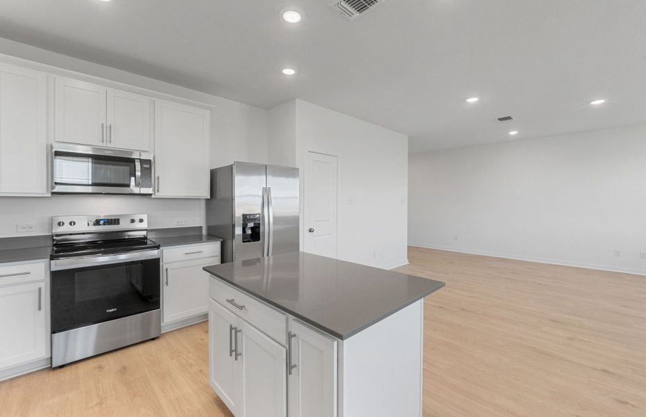 Furnished interior view inside a new home in Sonterra, Jarrell (Image 5).