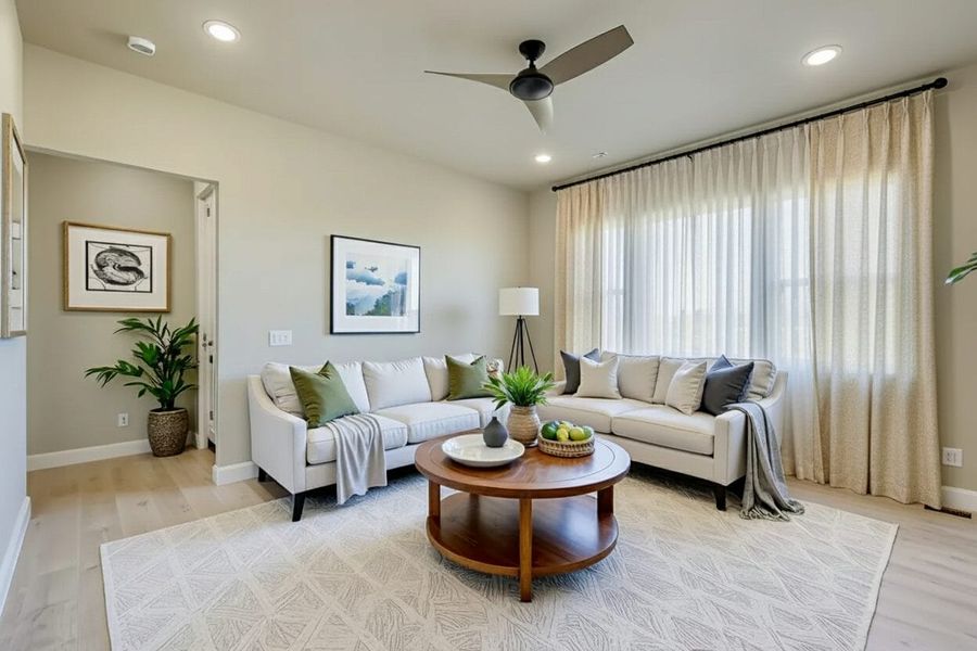 Furnished interior view inside a new home in Country Club Reserve – Fort Collins, Fort Collins (Image 10).