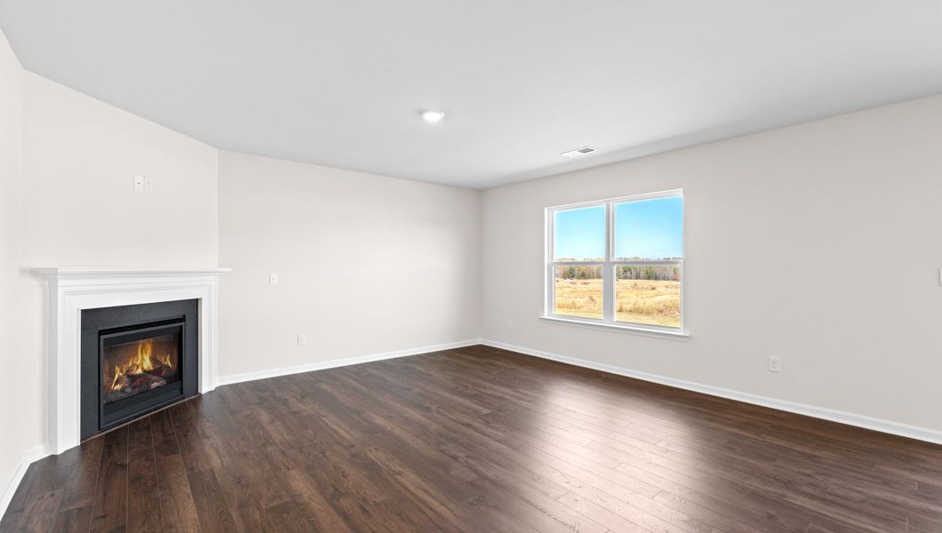 Representative unfurnished interior of a home built from the MACON by D.R. Horton in Harrier Point, Woodruff (Image 16).