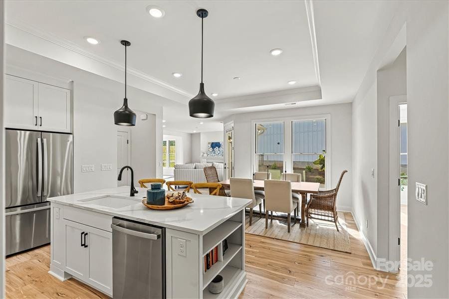 Furnished interior view inside a new home in The Courtyards at Lake Davidson, Mooresville (Image 6).