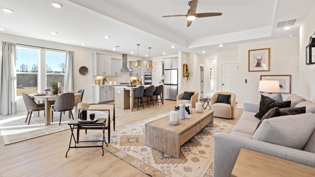 Representative furnished interior of a home built from the Middleton by DRB Homes in The Reserve at Livingston Park, Easley (Image 4). Representative furnished interior of a home built from the Middleton by DRB Homes in The Reserve at Livingston Park, Easley (Image 4).
