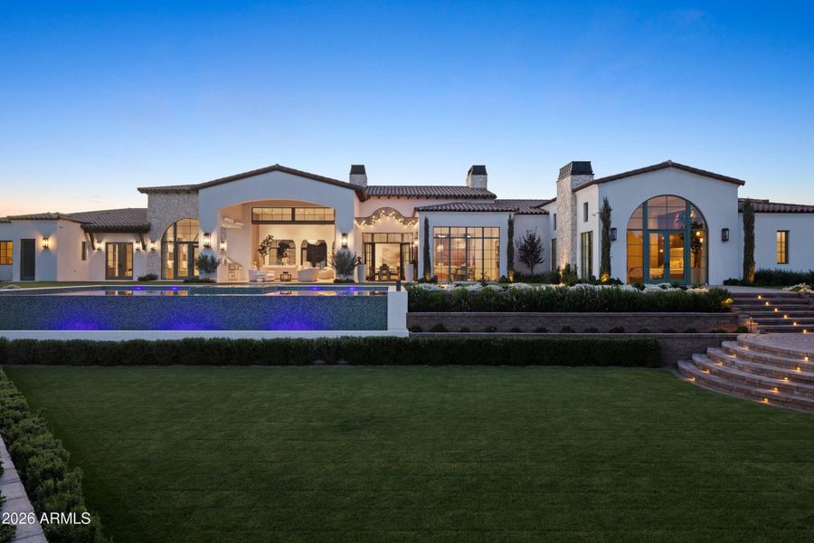 Backyard with Large Grass Area