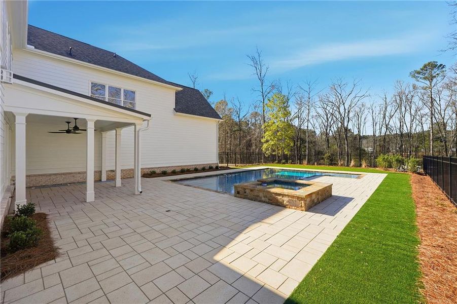 Exterior details and patio area of a home in , Marietta (Image 4).