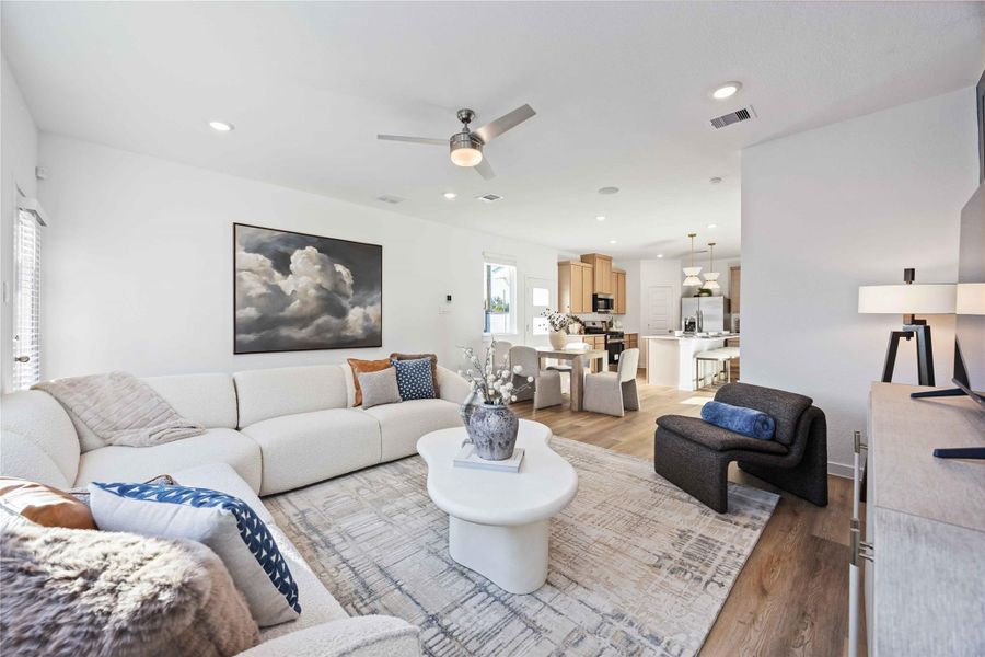 Furnished interior view inside a new home in Wheatley Oaks, Houston (Image 13).