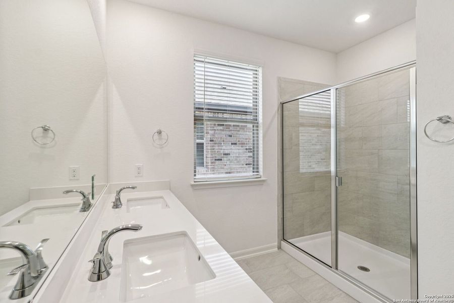 Furnished interior view inside a new home in Arcadia Ridge - Premier Series, San Antonio (Image 11). Furnished interior view inside a new home in Arcadia Ridge - Premier Series, San Antonio (Image 11).