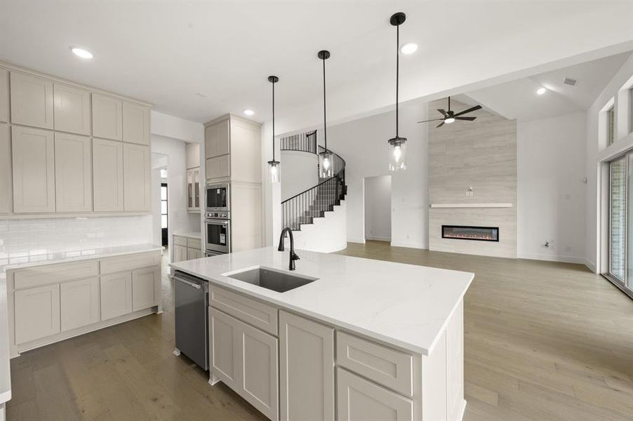 Furnished interior view inside a new home in La Frontera, Fort Worth (Image 11).
