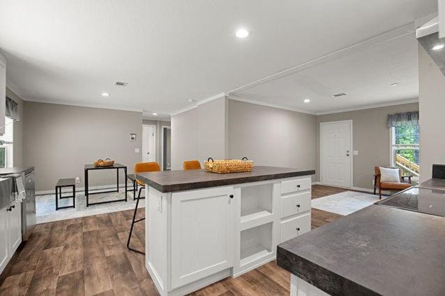 Furnished interior view inside a new home in , Clarkesville (Image 10).