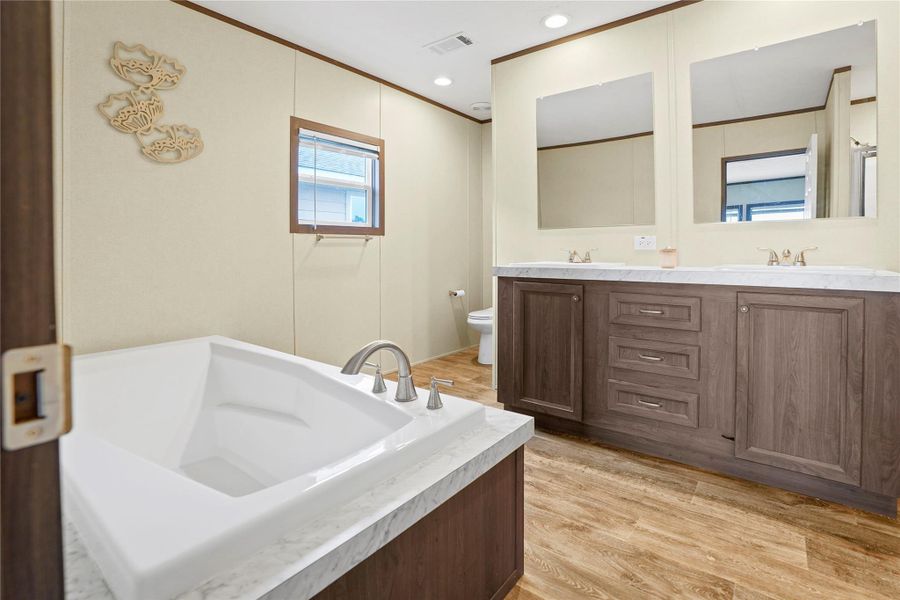 Furnished interior view inside a new home in , Huffman (Image 15).