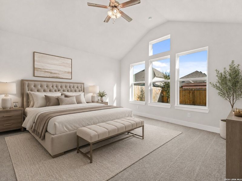 Furnished interior view inside a new home in Veranda, San Antonio (Image 18).