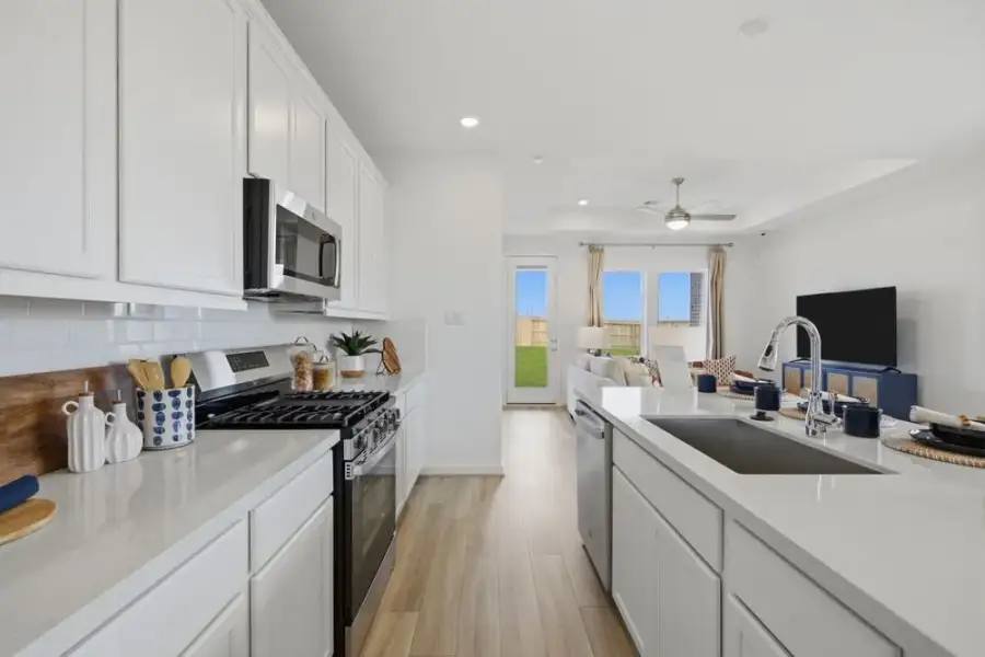 Furnished interior view inside a new home in Trillium, Richmond (Image 8).