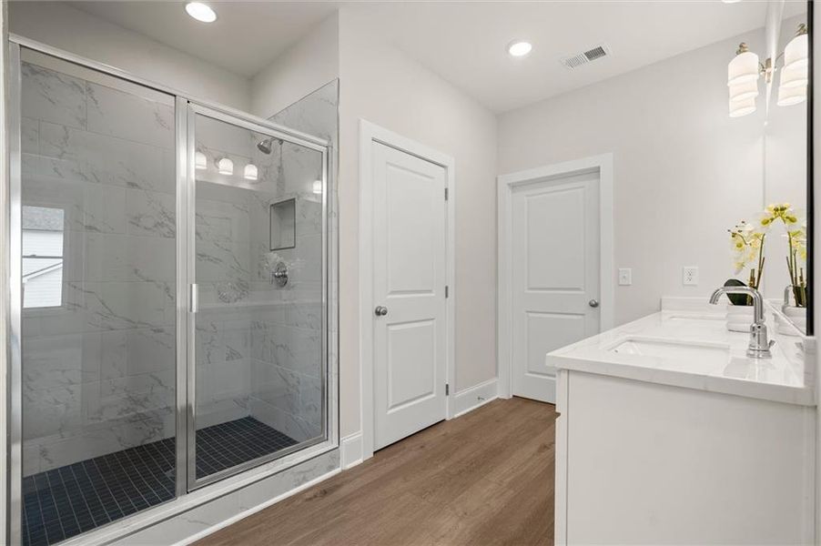 Furnished interior view inside a new home in , Canton (Image 14).