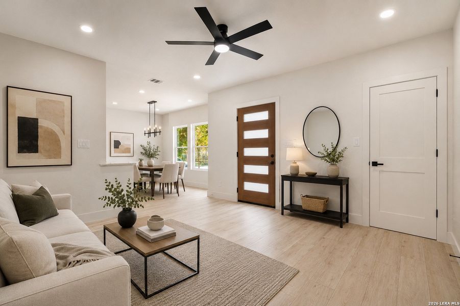 Furnished interior view inside a new home in , San Antonio (Image 16).