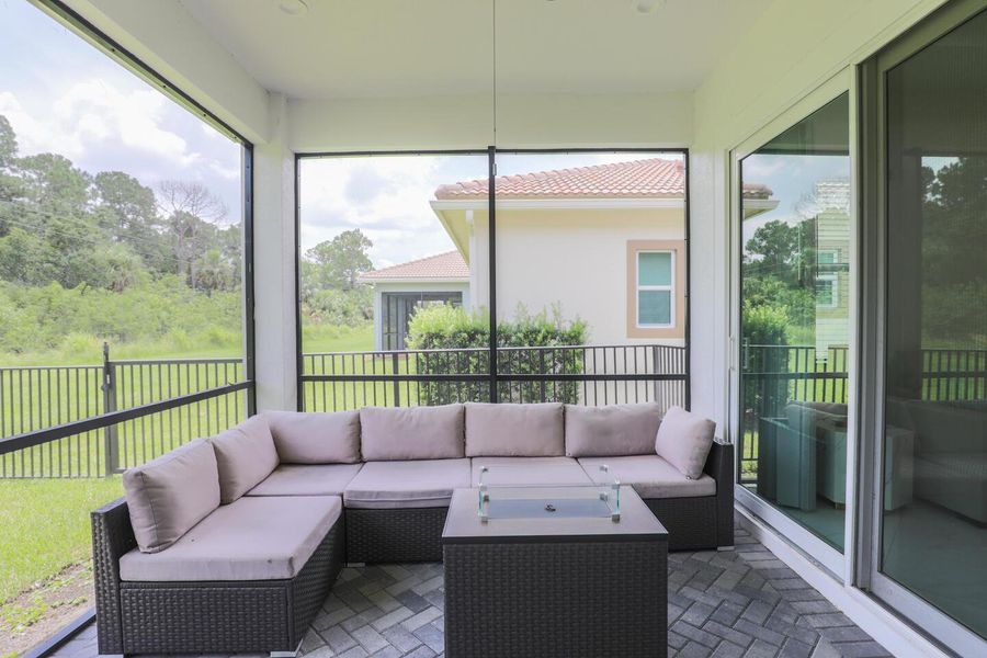 Furnished interior view inside a new home in PGA Village Verano, Port St. Lucie (Image 48).