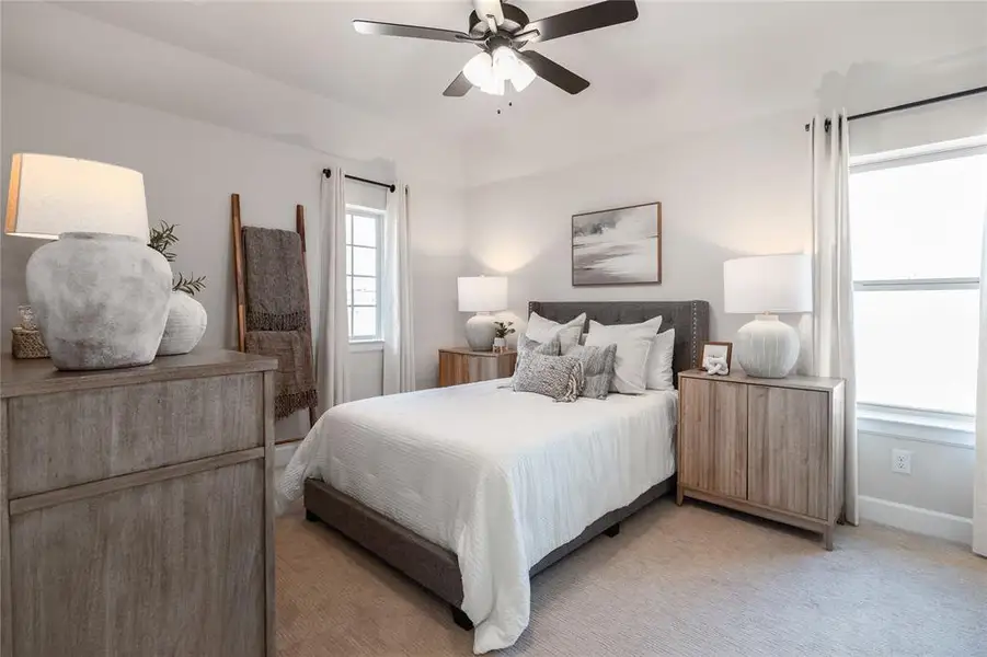 Beazer Homes Wildflower Ranch Brenham Floorplan. This is not a photo of the actual home, but is a photo of the Brenham floorplan.