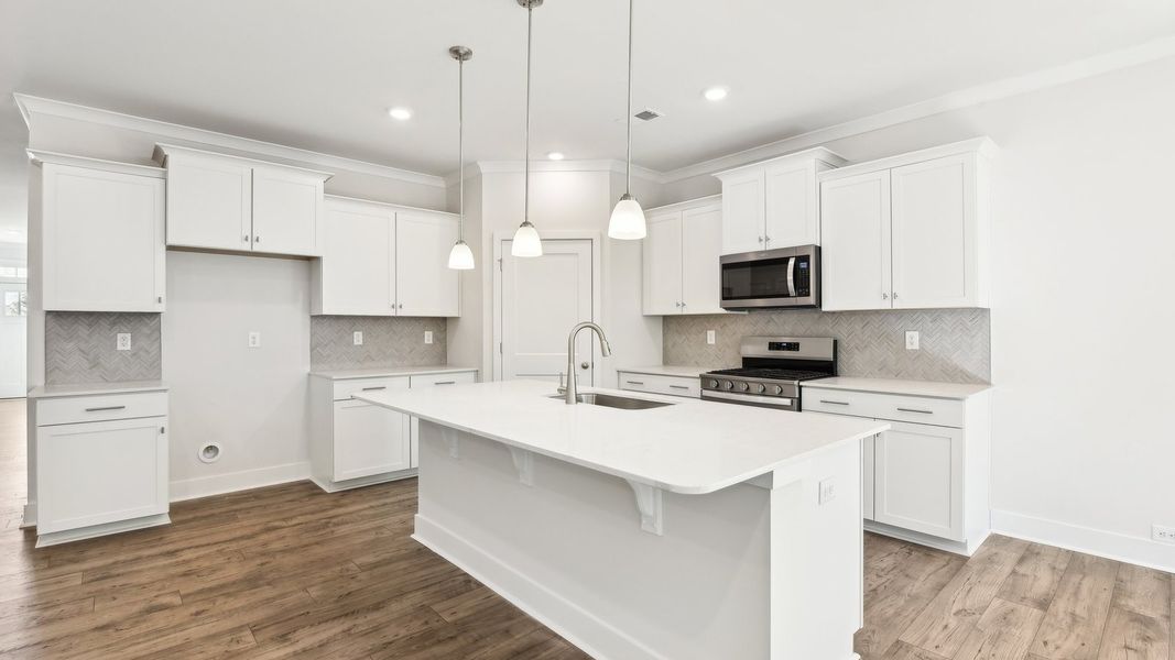 Furnished interior view inside a new home in Westport, York (Image 5).
