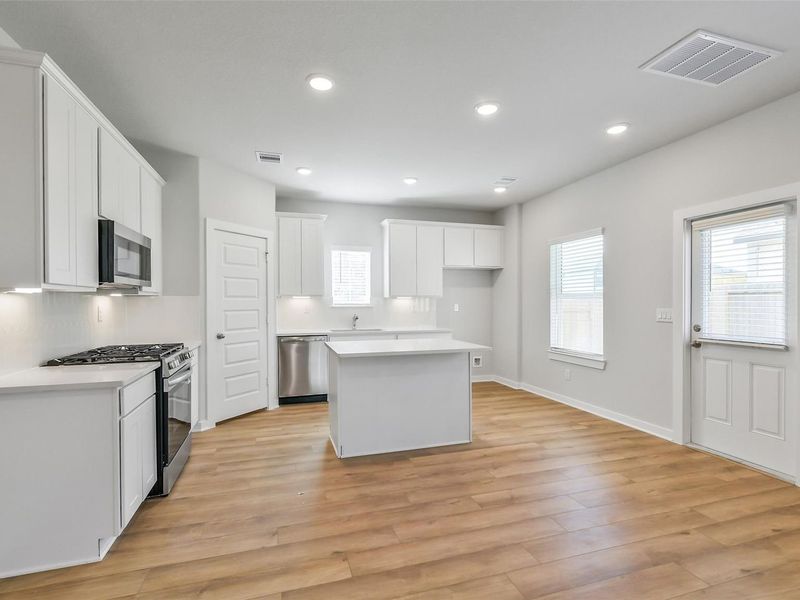 Furnished interior view inside a new home in Lakes at Black Oak, Magnolia (Image 13).