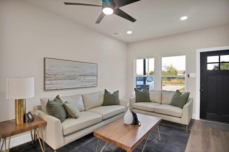 Furnished interior view inside a new home in , Itasca (Image 3). Furnished interior view inside a new home in , Itasca (Image 3).