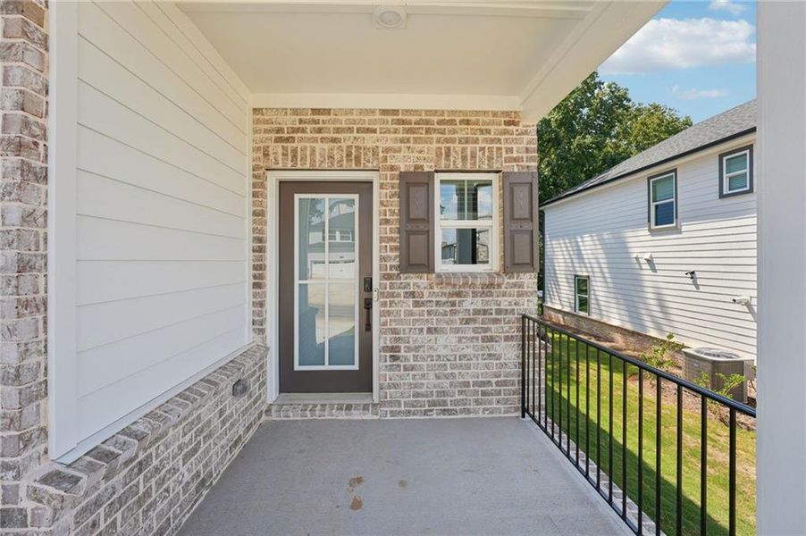 Exterior details and patio area of a home in Hemingway - Reserve Series, Cumming (Image 24). Exterior details and patio area of a home in Hemingway - Reserve Series, Cumming (Image 24).