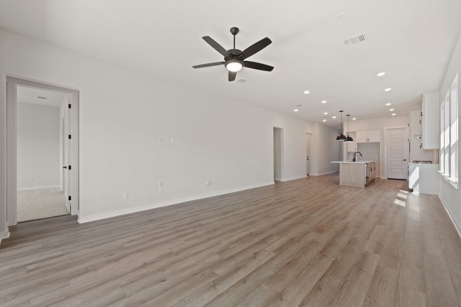 Spacious, unfurnished interior of a new home in Lariat, Liberty Hill (Image 18). Spacious, unfurnished interior of a new home in Lariat, Liberty Hill (Image 18).