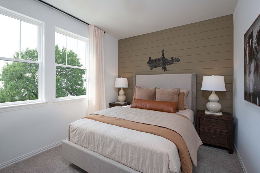 Representative furnished interior of a home built from the Wyatt by Ashton Woods in Collin Creek, Plano (Image 11).