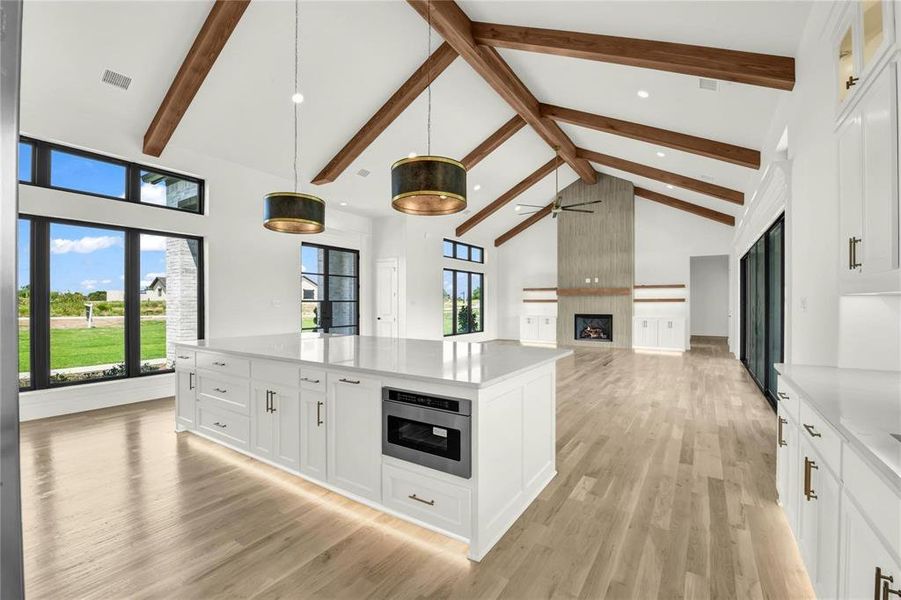 Furnished interior view inside a new home in , Aledo (Image 10).