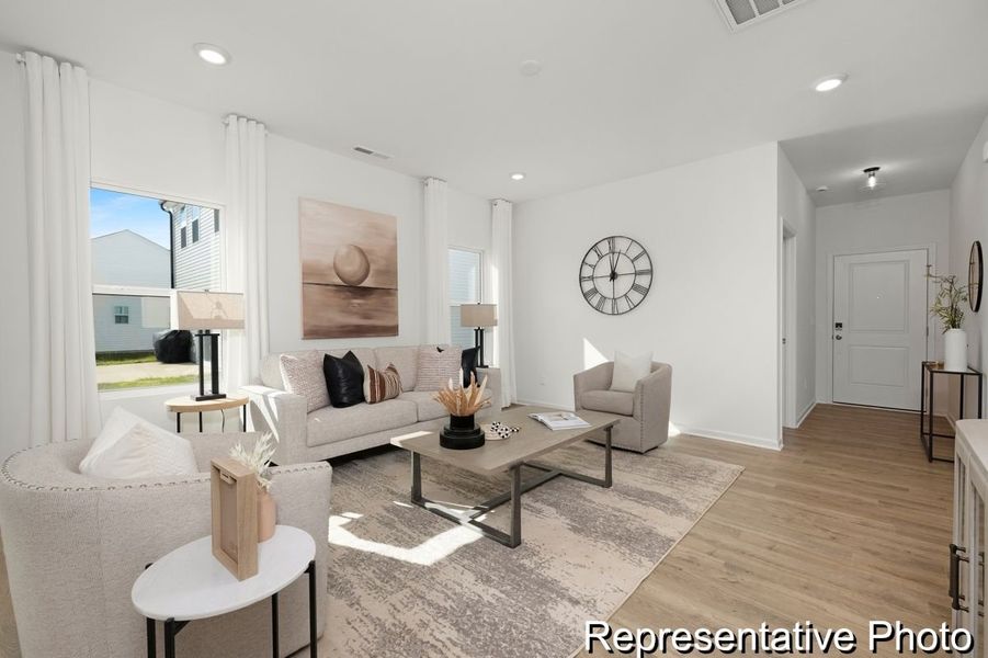 Furnished interior view inside a new home in Edgewater - The Cottages, Lancaster (Image 8).