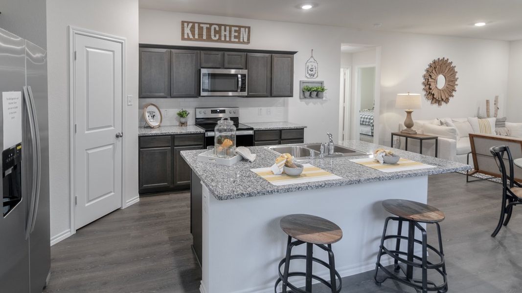 Furnished interior view inside a new home in Wildcat Ranch, Crandall (Image 12).