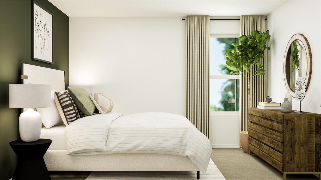 Furnished interior view inside a new home in Woodfield Preserve, Georgetown (Image 15).