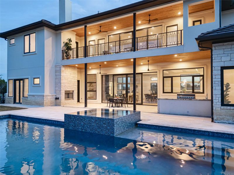 Exterior details and patio area of a home in , Austin (Image 24).