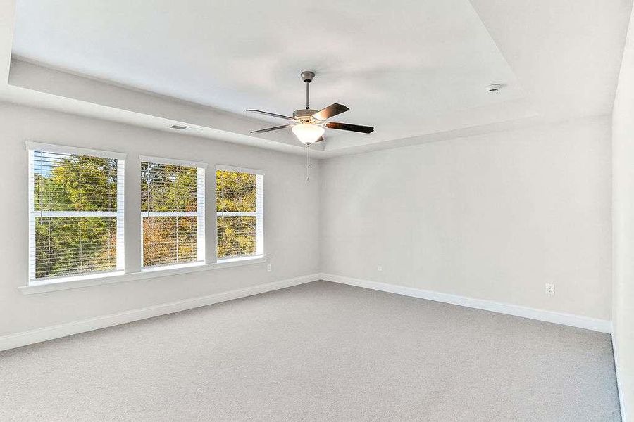 Spacious, unfurnished interior of a new home in Waters Edge, Mansfield (Image 27). Spacious, unfurnished interior of a new home in Waters Edge, Mansfield (Image 27).