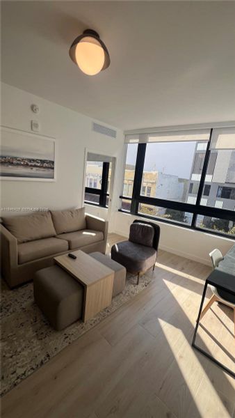 Furnished interior view inside a new home in , Miami (Image 16).