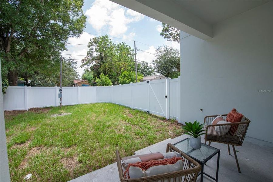 Exterior details and patio area of a home in , St. Petersburg (Image 4). Exterior details and patio area of a home in , St. Petersburg (Image 4).