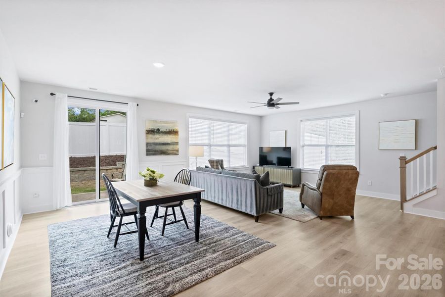 Furnished interior view inside a new home in , Charlotte (Image 31).