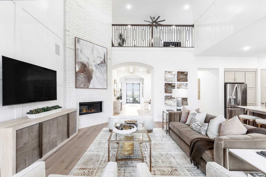 Representative Family Room - some options shown