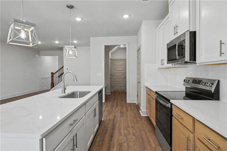 Furnished interior view inside a new home in , Norcross (Image 5).