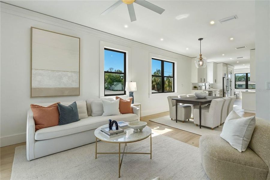 Furnished interior view inside a new home in , Indian Rocks Beach (Image 10).