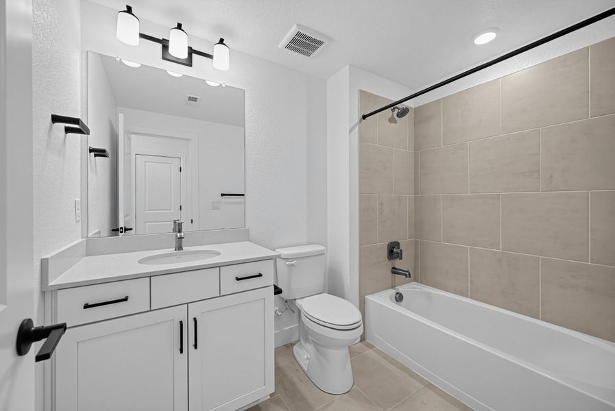 Furnished interior view inside a new home in Macanta, Castle Rock (Image 14).