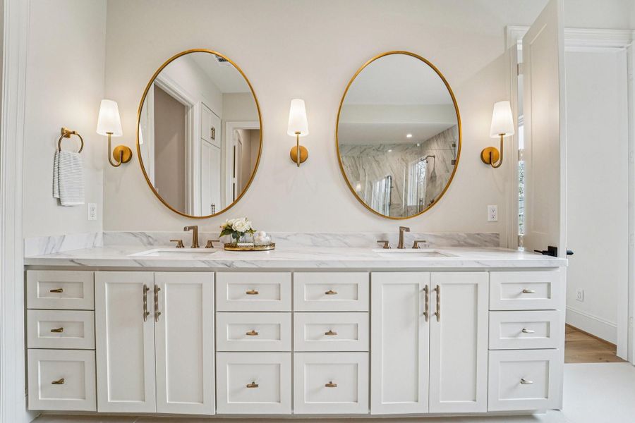 Furnished interior view inside a new home in , Houston (Image 33).