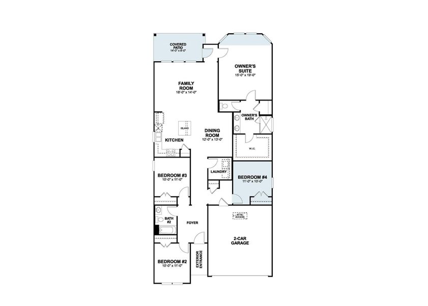 2D floor plan layout of this home in Heritage, Dripping Springs, TX (Image 2). 2D floor plan layout of this home in Heritage, Dripping Springs, TX (Image 2).