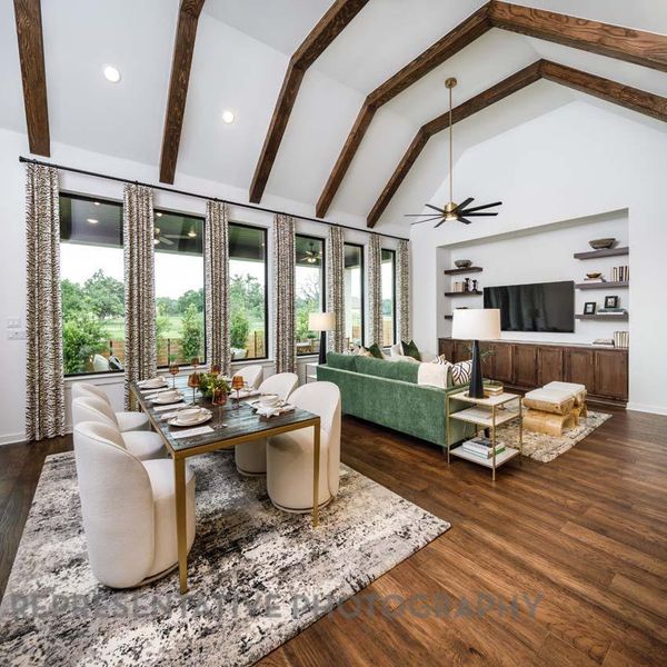 Furnished interior view inside a new home in Broken Oak, Georgetown (Image 13). Furnished interior view inside a new home in Broken Oak, Georgetown (Image 13).