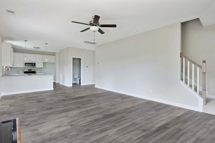 Representative unfurnished interior of a home built from the Meadowbrook by Caviness & Cates Communities in Sutherland Station at Olde Liberty, Franklinton (Image 136). Representative unfurnished interior of a home built from the Meadowbrook by Caviness & Cates Communities in Sutherland Station at Olde Liberty, Franklinton (Image 136).